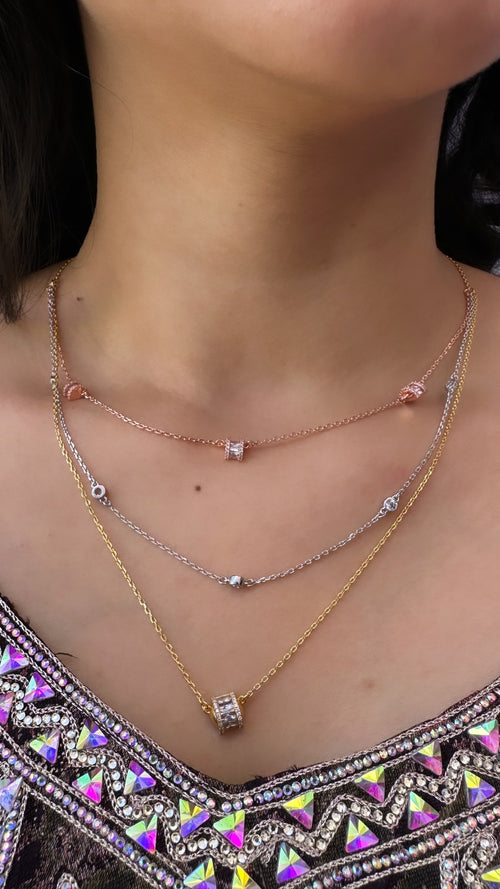 3 layers necklace set
